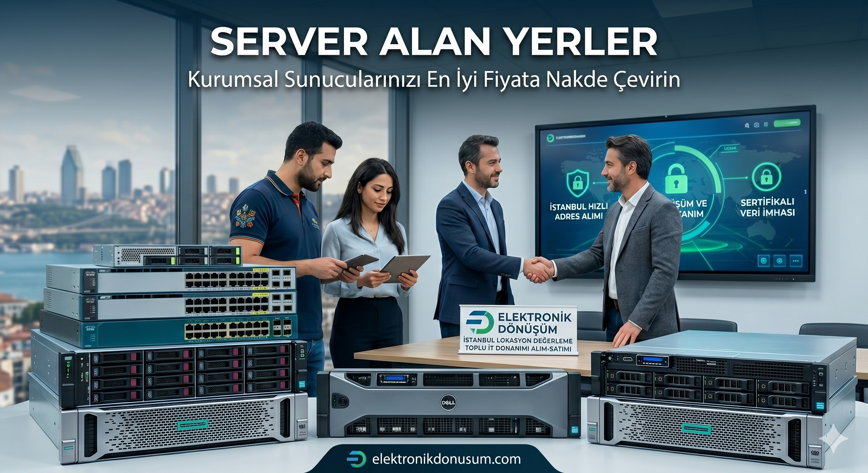 İkinci El Server Alan Yerler: Kurumsal Sunucularınızı En İyi Fiyata Nakde Çevirin